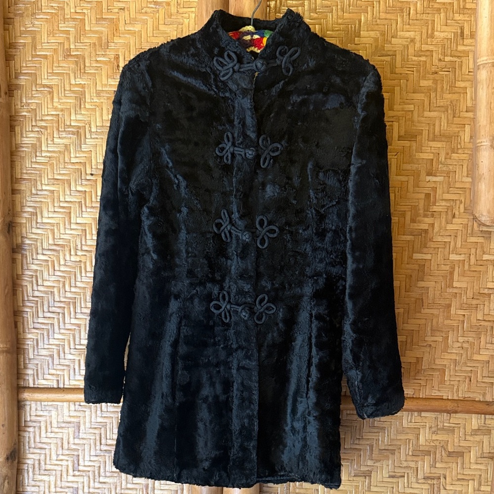 Vintage White Stag Off the Slopes Black Teddy Jacket XS